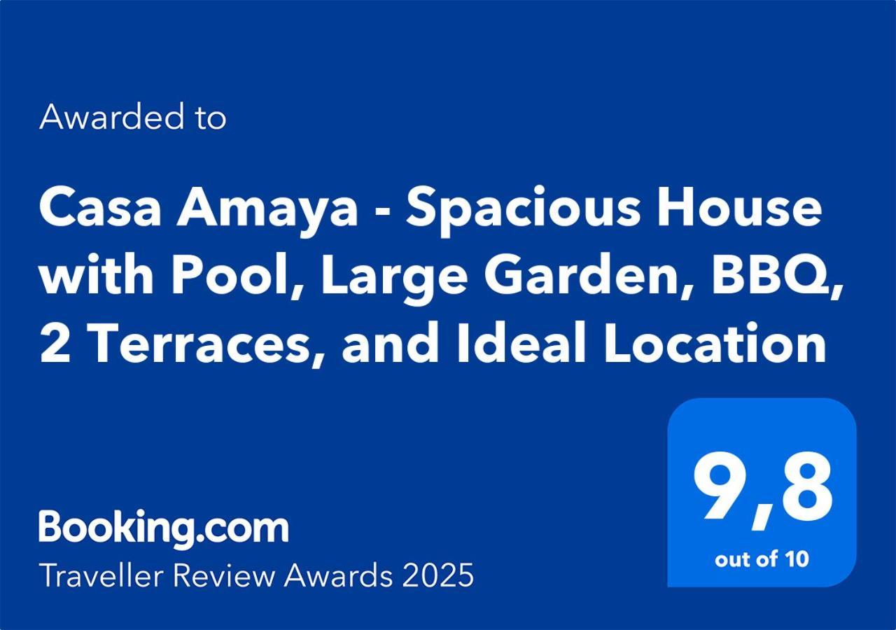 Casa Amaya - Spacious House With Pool, Large Garden, Bbq, 2 Terraces, And Ideal Location El Charco  Esterno foto